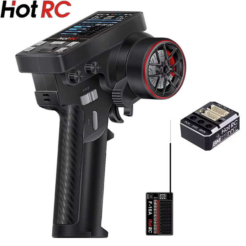 Drone Racing Receiver - HotRC CT-10B 10Ch 2.4Ghz RC Transmitter