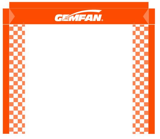 Gemfan152*152CM 5X5FT FPV Race - Drone Racing Flag recension och pris
